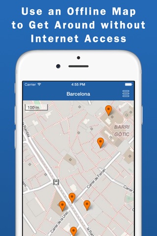 Barcelona Travel Guide & Map screenshot 2