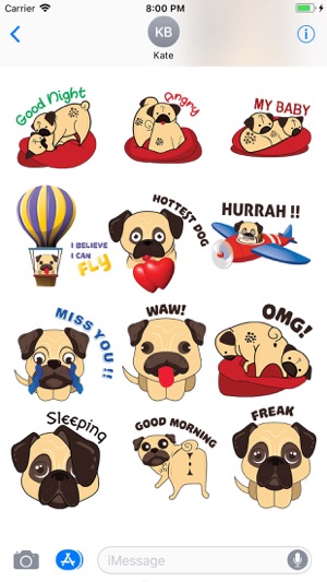 Biggie Pug Emoji(圖3)-速報App