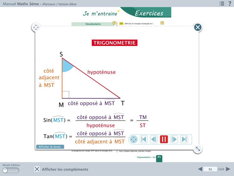 iParcours Maths 3e screenshot-4