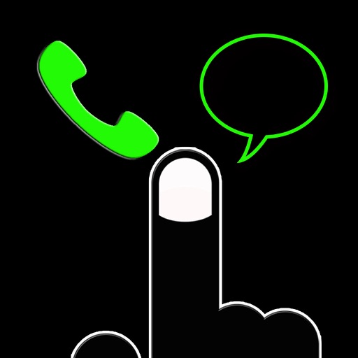 Call with one touch icon