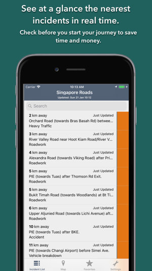 Singapore Roads Traffic(圖3)-速報App