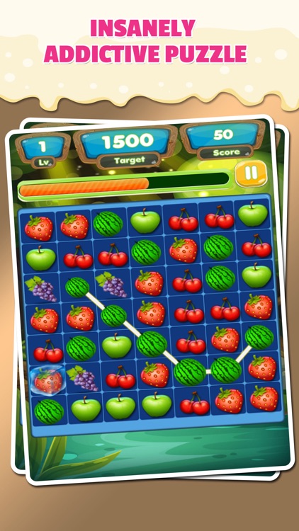 Fruit Splash - Crush Match 3 puzzle