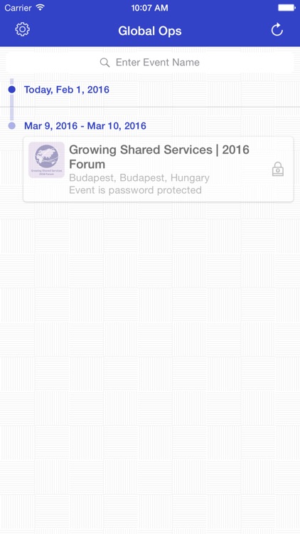 Global Operations Events