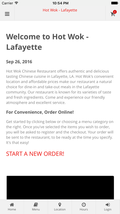 How to cancel & delete Hot Wok - Lafayette from iphone & ipad 1