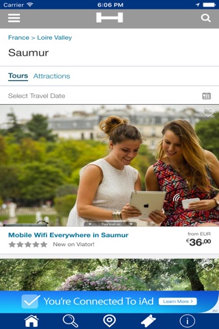 Saumur Hotels + Compare and Booking Hotel for Tonight with map and travel tour screenshot 2