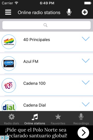 Emisoras de radio screenshot 2