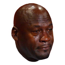 23 Tears - The Crying Jordan iMessage Sticker Pack