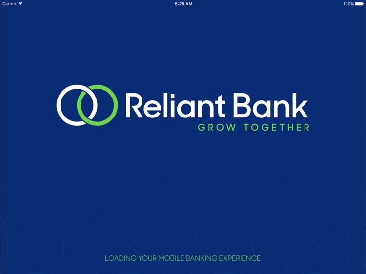 Reliant Bank for iPad