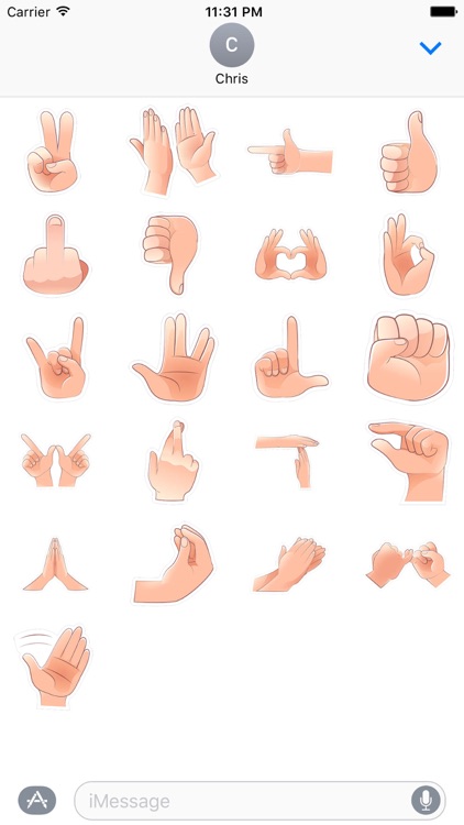 Hands Stickers