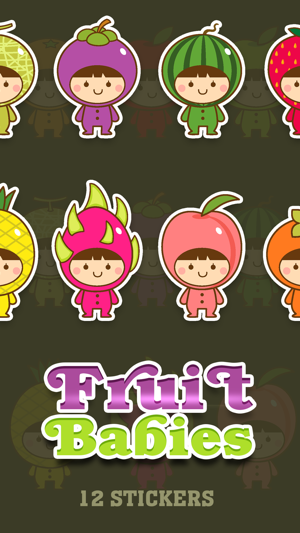 Fruit Babies - Sticker Pack(圖1)-速報App