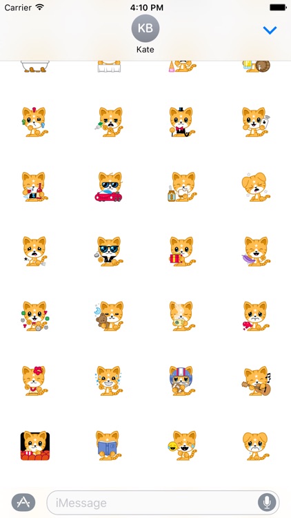 Cat Stickers Pack for iMessage