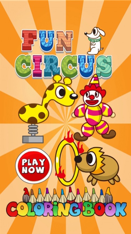 Circus coloring pages for girls fun games for kids