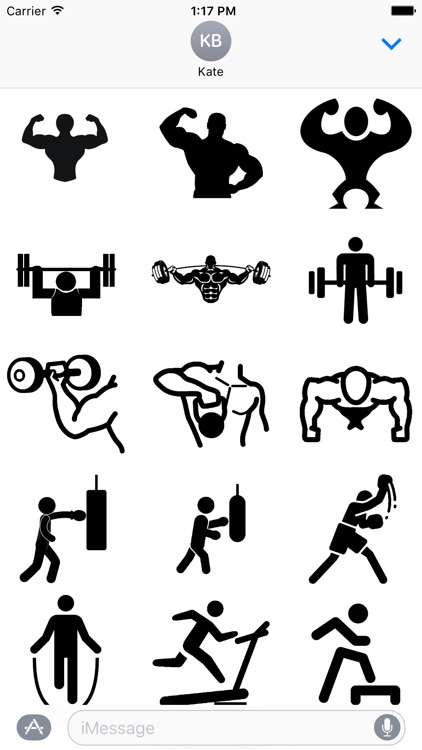 Gym and Fitness Stickers