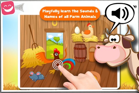 Free Farm Animals Sound with pig and chicken noise screenshot 4