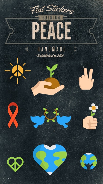 Peace Flatstickers