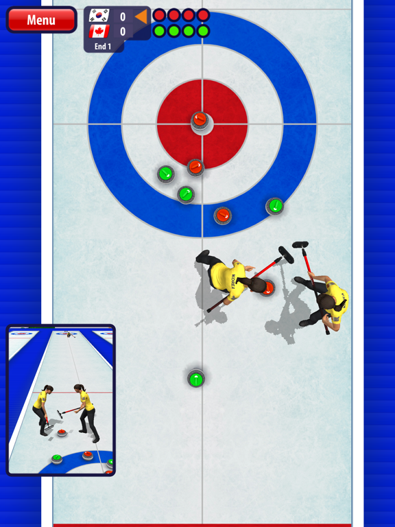 Скачать игру Curling3D lite