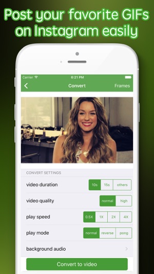 GIF Maker for Instagram- GIF to Video to