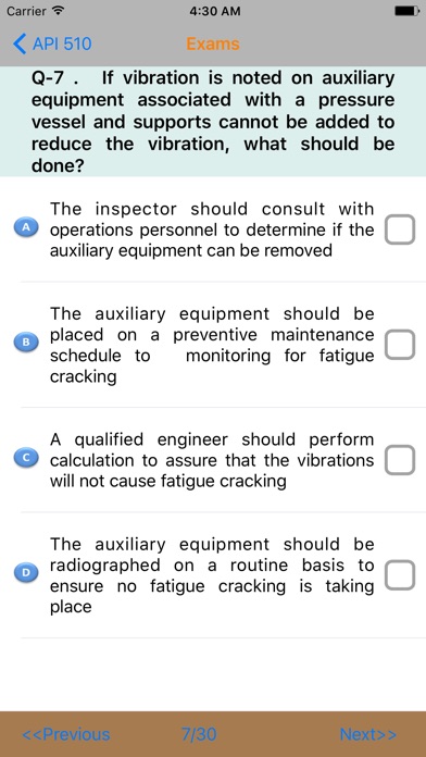 API 510 Full Exams screenshot 4