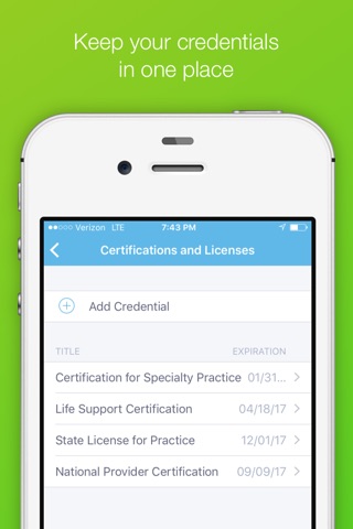 Proficient - Medical credentials in your pocket screenshot 2