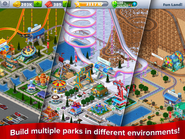 ‎RollerCoaster Tycoon® 4Mobile™ Screenshot