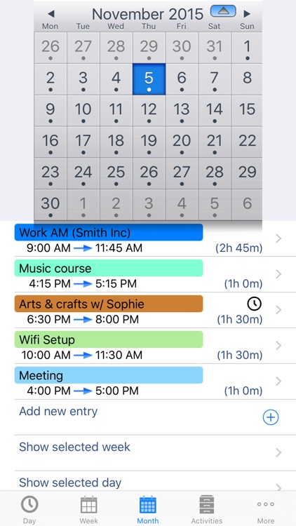 TimeTables & Calendars