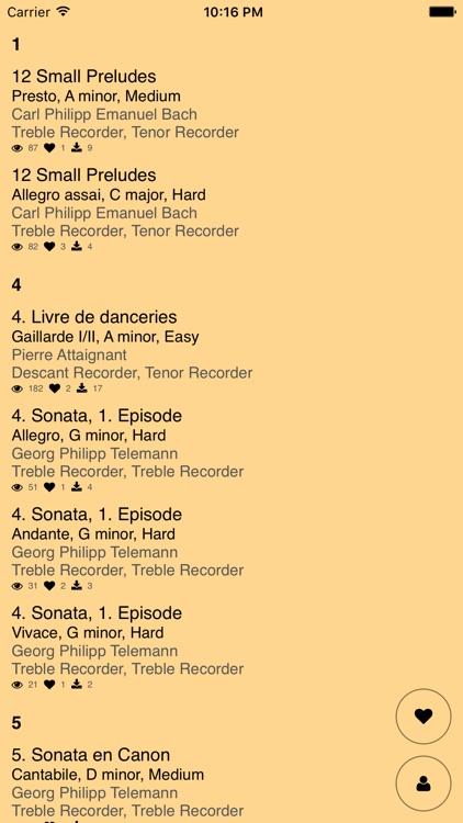 Recorder Duets – Notes for two Recorders
