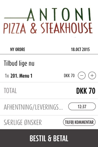 Antoni Pizza Vanløse screenshot 3