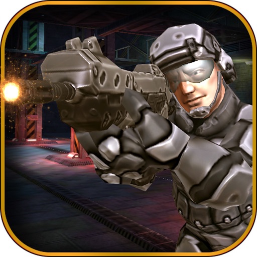 Robo Shooting Combat Icon