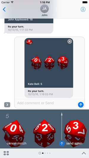 RPG D10 Role-Player Dice for iMessage(圖3)-速報App