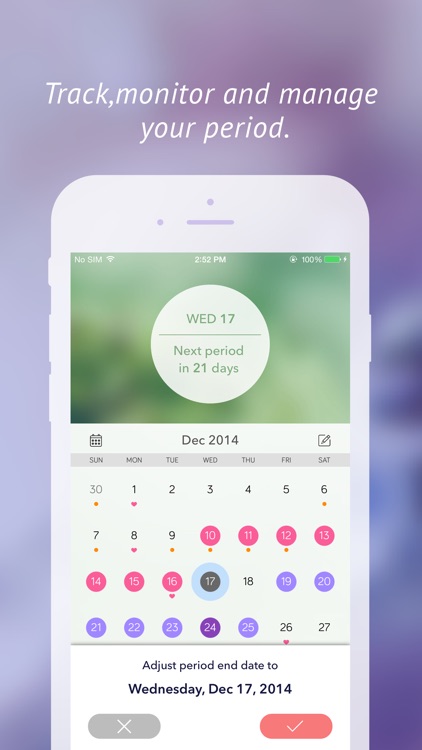 Period Tracker - Monthly Cycles
