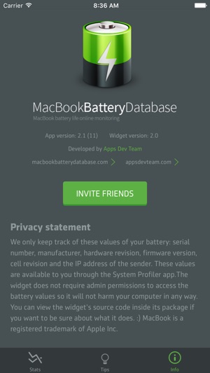 MBBDB – MacBook's battery life(圖5)-速報App