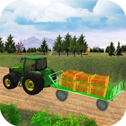 Farm Transport Tractor Cargo Delivery Drive pro Icon