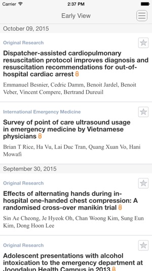 Emergency Medicine Australasia(圖2)-速報App