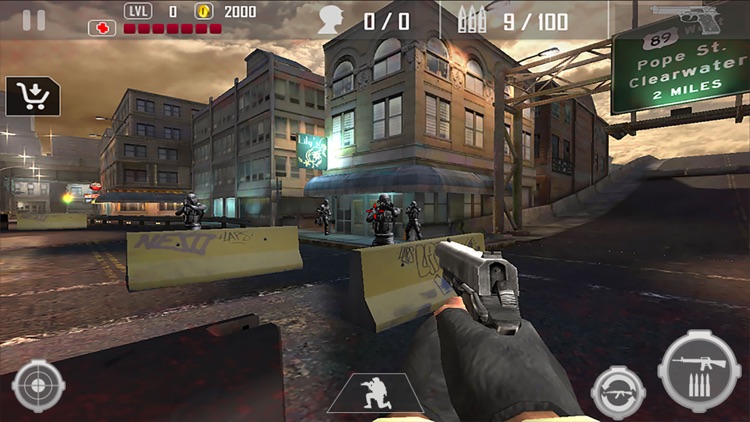 Urban Commando Shooting Blackout 3D screenshot-3