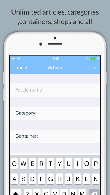 LiShop (Remember shopping) your shopping list