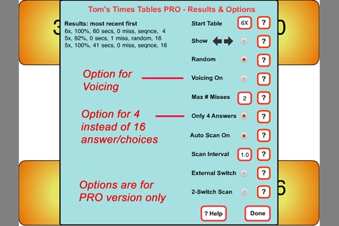 Tom's Times Tables PRO screenshot 4