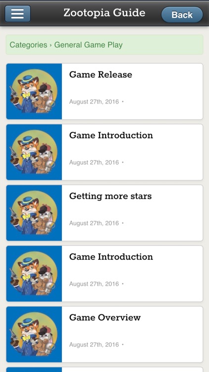 Guide for Zootopia Crime Files