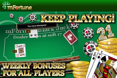 Blackjack by mFortune screenshot 4