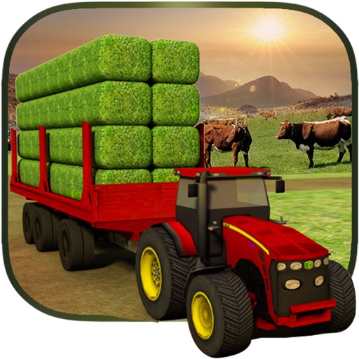 Silage Transporter Tractor Farmig Simulation Icon