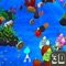 Swimming Deep Coin 3D, Controls a character  swimming and to keep items
