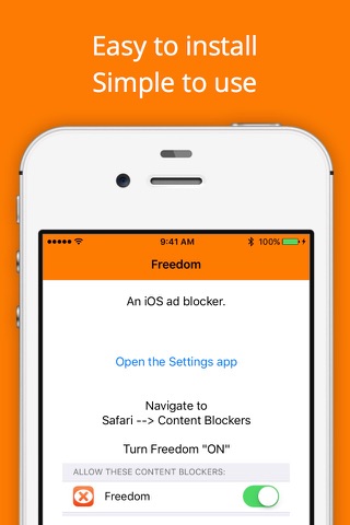 Freedom - Ad Blocker screenshot 2