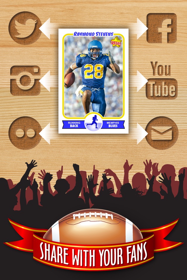 Football Card Maker - Make Your Own Starr Cards screenshot 4