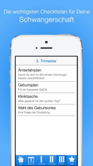 Checklisten für Schwangere PRO(圖5)-速報App