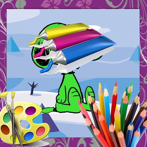 Draw Pages Game Snoopy Version iOS App