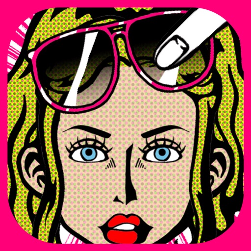 Like me! Let's create a portrait - Comic version Icon