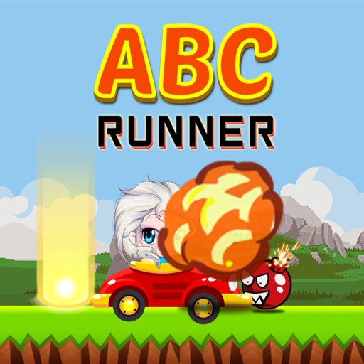 ABC's Learning Easy Car Runner Game for Princess Elsa Icon