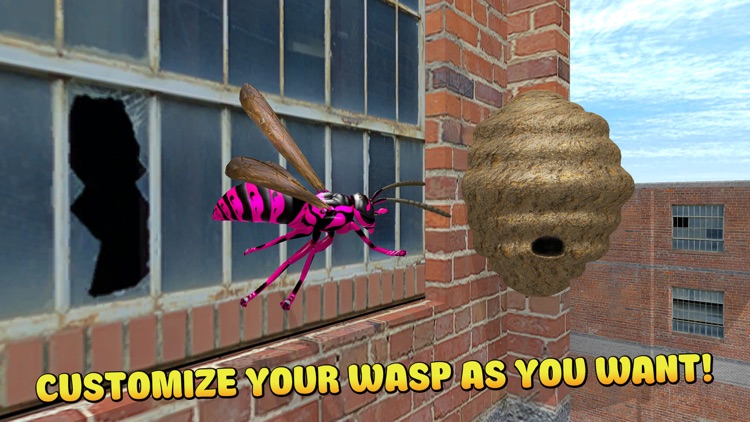 City Wasp Life Simulator 3D screenshot-3