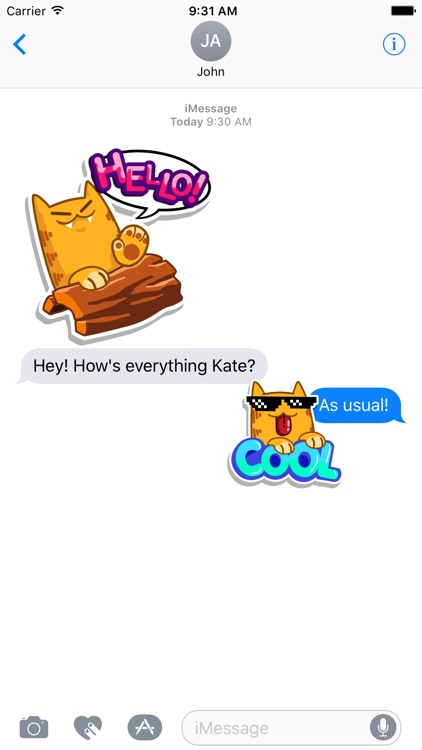 Splashy Cats Stickers screenshot-4