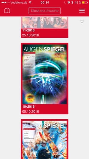 DER AUGENSPIEGEL - Zeitschrift für Klini