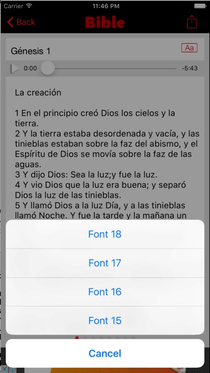 Biblia Reina Valera (Audio) screenshot-4